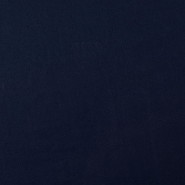 Popeline de Coton tissu Unicolore Bleu Marine