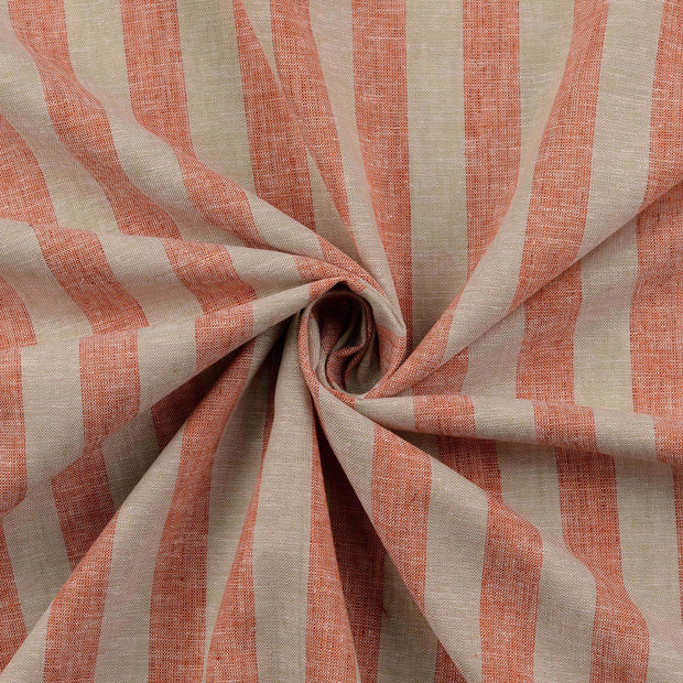 Lin tissu orange 