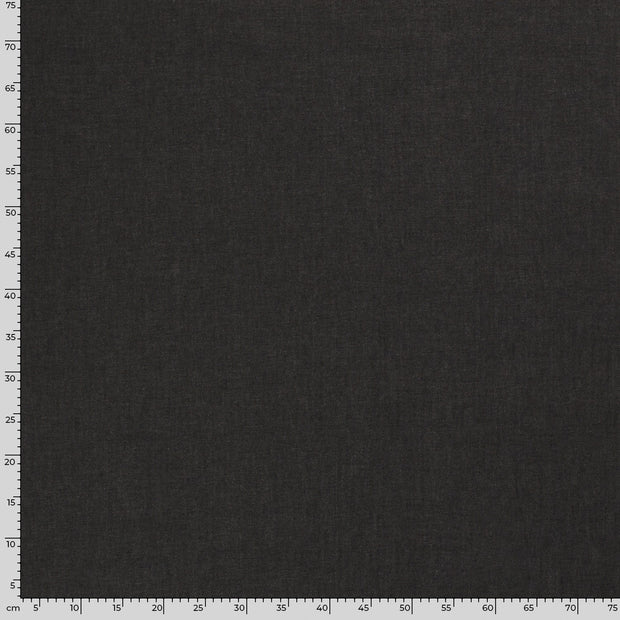 Jeans tissu Unicolore Noir