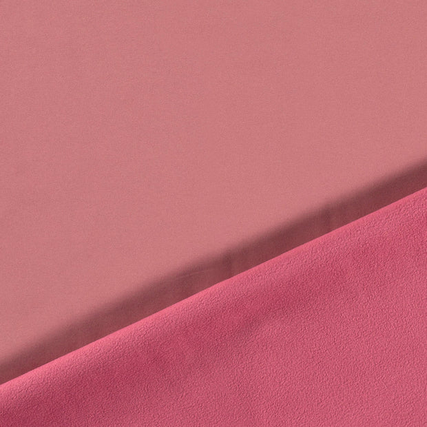 softshell tissu vieux rose mat 