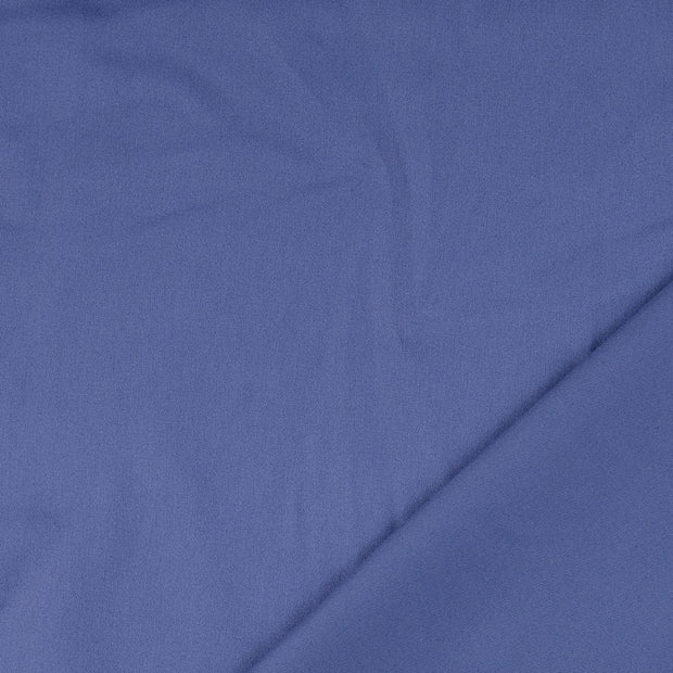 Satin de coton tissu Bleu acier 