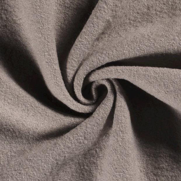 Chiffon en laine tissu Beige mat 
