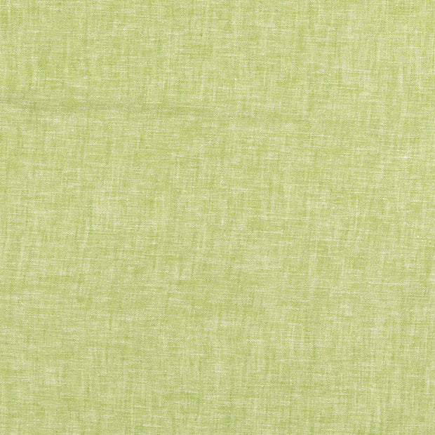 Chambré fabrik Melange Lime Grün