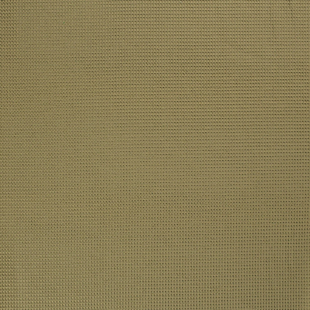 Waffle piqué fabric Olive Green matte 