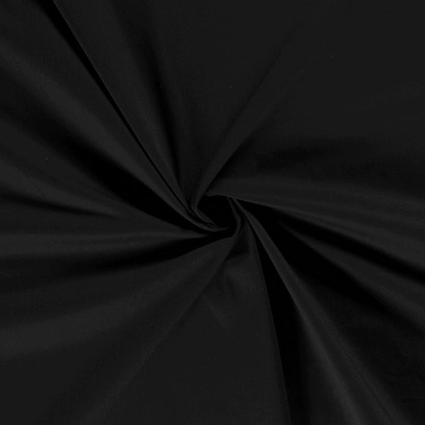 Sergé Extensible tissu Noir Pré-lavé 