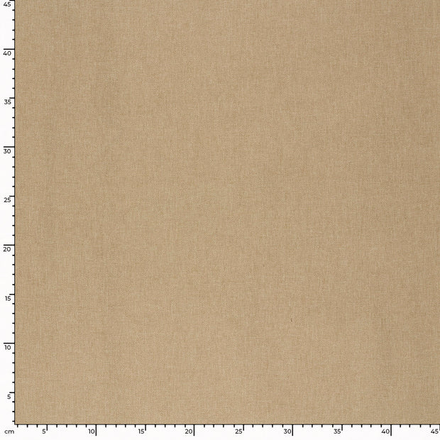 Polyester Webware fabrik Uni beige melange