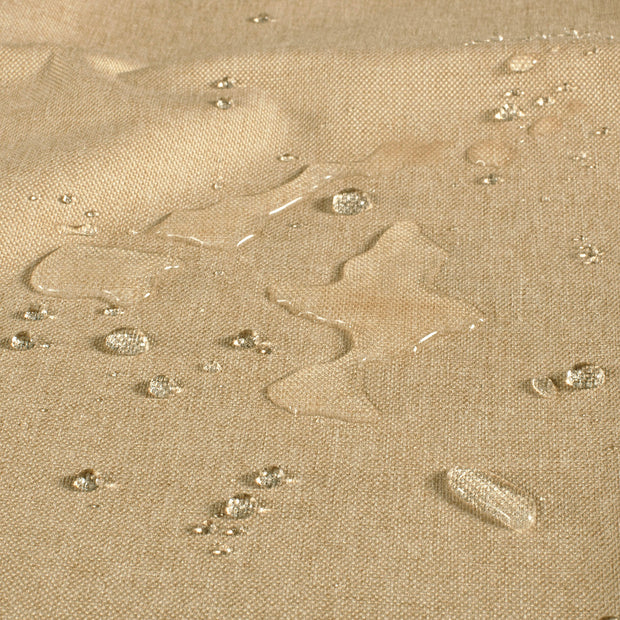 Polyester Webware fabrik beige melange matt 