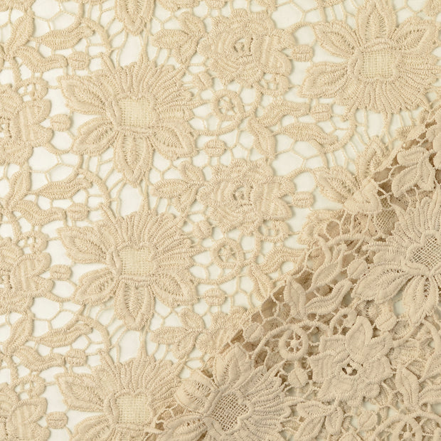 lace fabric beige 