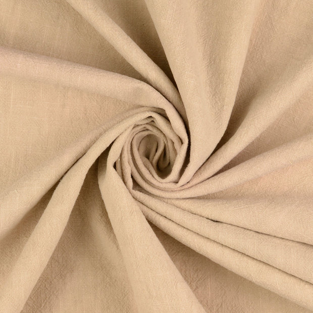 Lin tissu beige délavé 