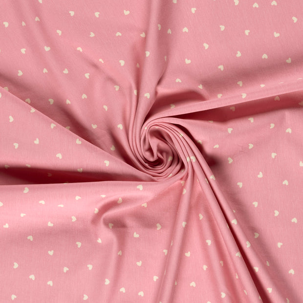  tissu Vieux rose imprimé 