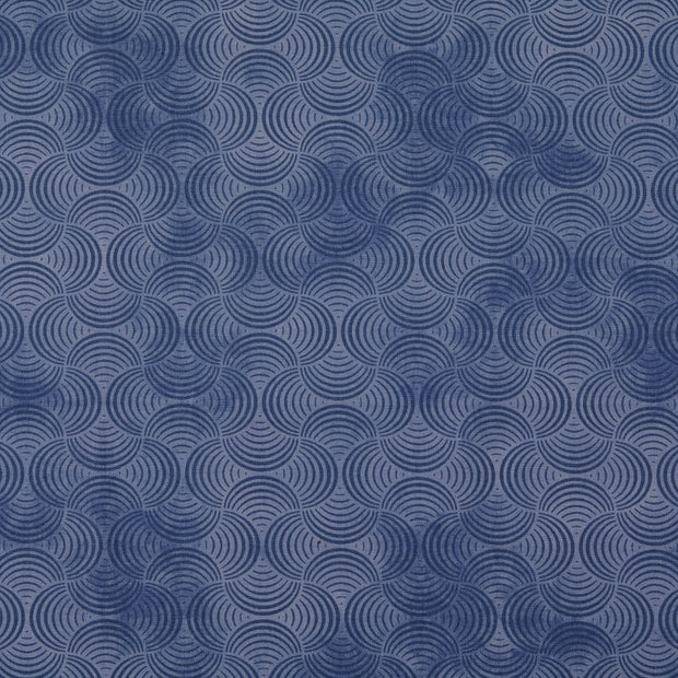 Popeline de Coton tissu motifs géométriques 
