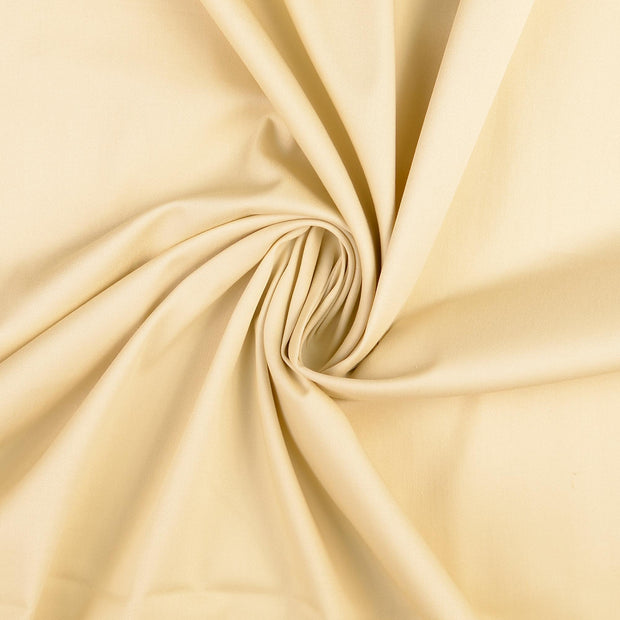 Baumwolle Satin fabrik Beige matt 
