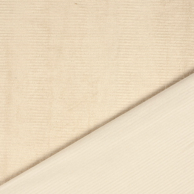 Velours Côtelé 4.5w tissu Unicolore Beige