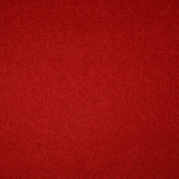 Chiffon en laine tissu rouge mat 