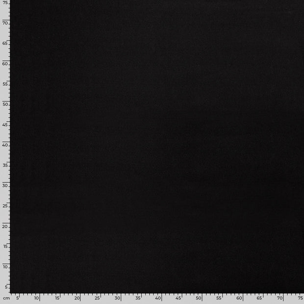 Satin Stretch fabric Unicolour Black