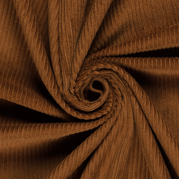 Velours Côtelé 4.5w tissu Marron mat 