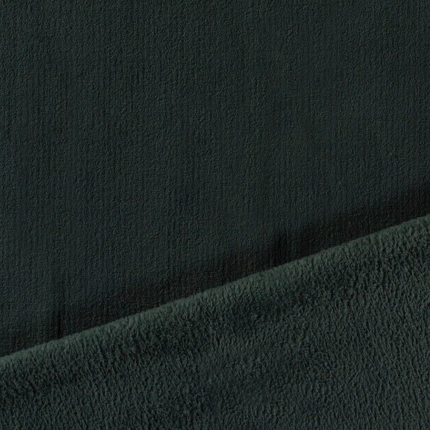 Wellness Fleece fabrik Dunkelgrün 