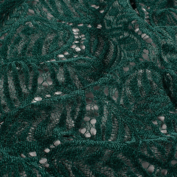 Chenille fabric Unicolour Dark Green
