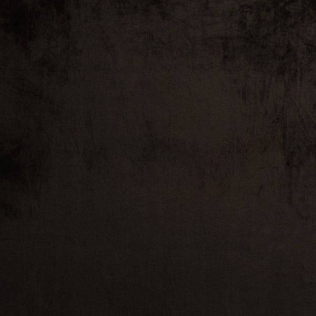 Velvet fabric Dark Brown 
