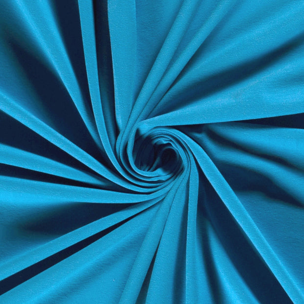 Jersey fabric Unicolour Aqua