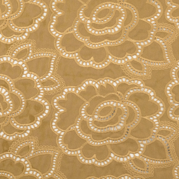 Jeans fabrik Blumen beige