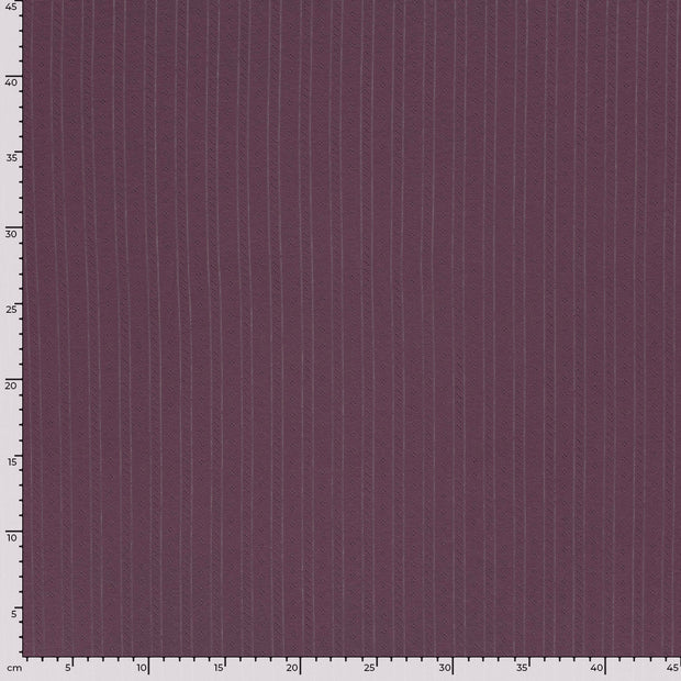 Pinpoint fabric Unicolour Mauve