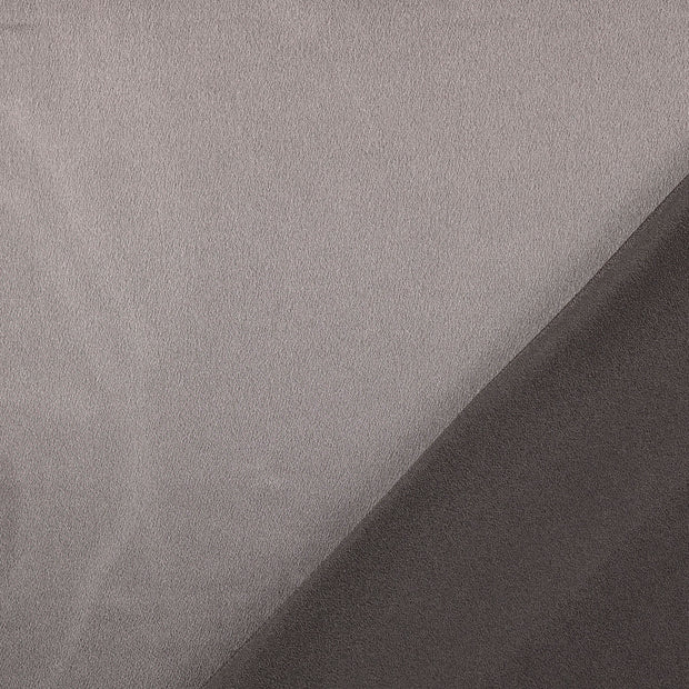 Satin Velvet fabrik Dunkelgrau gefärbt 