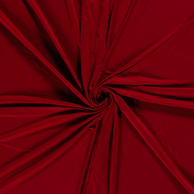 Jersey de Viscose tissu Rouge Bordeaux 