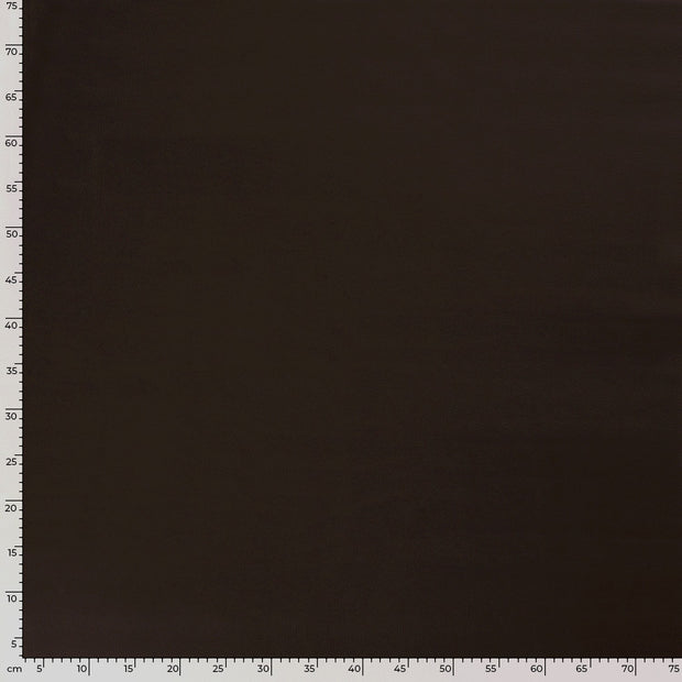 Artificial Leather fabric Unicolour Dark Brown