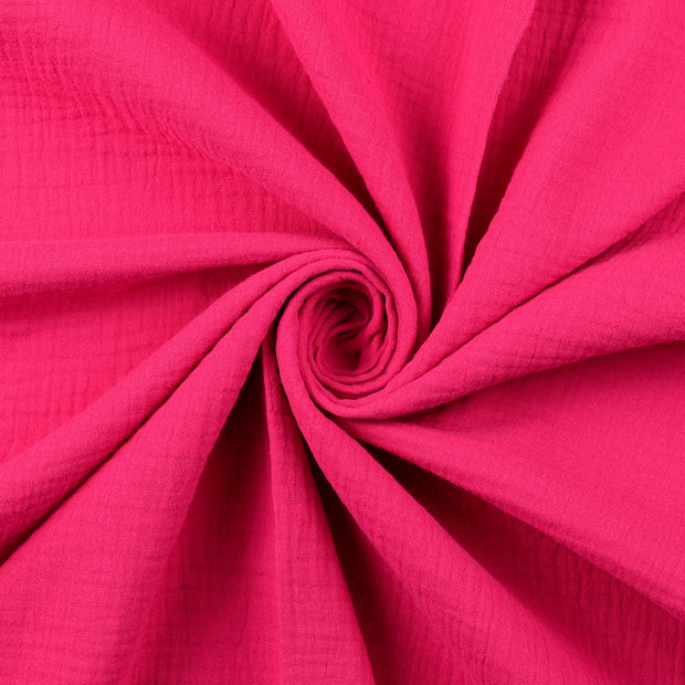 Musselin fabrik Fuchsia matt 