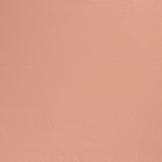 Rib Jersey fabric Coral matte 