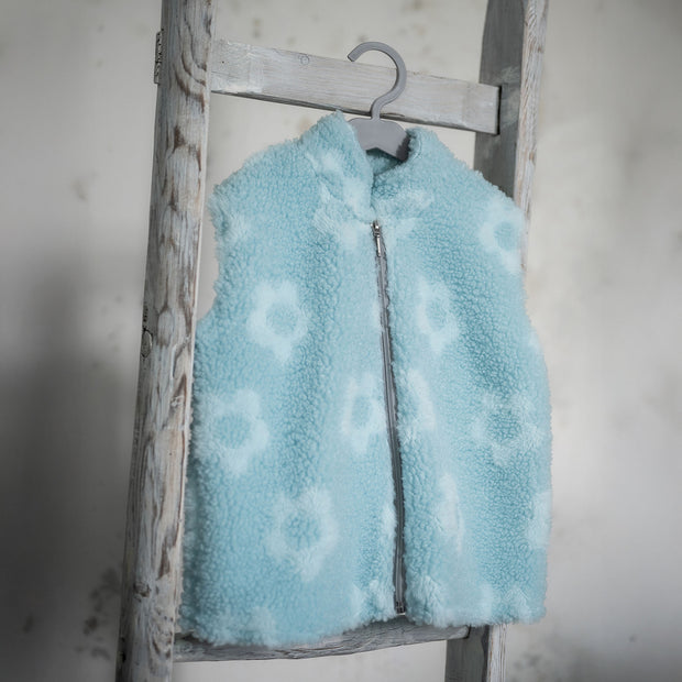 Teddy fabrik Blumen Jacquard 
