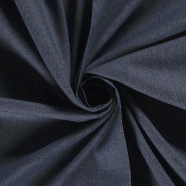 Denim fabric Unicolour Indigo