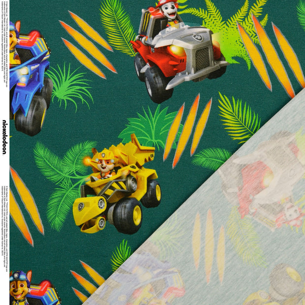 Jersey de Coton tissu Paw Patrol imprimé numérique 