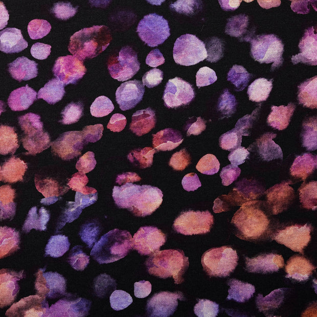 Jersey fabrik Camouflage Aubergine