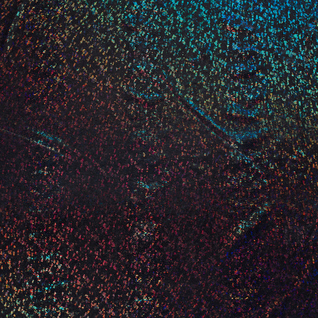 Lamé fabric Black bicolour 