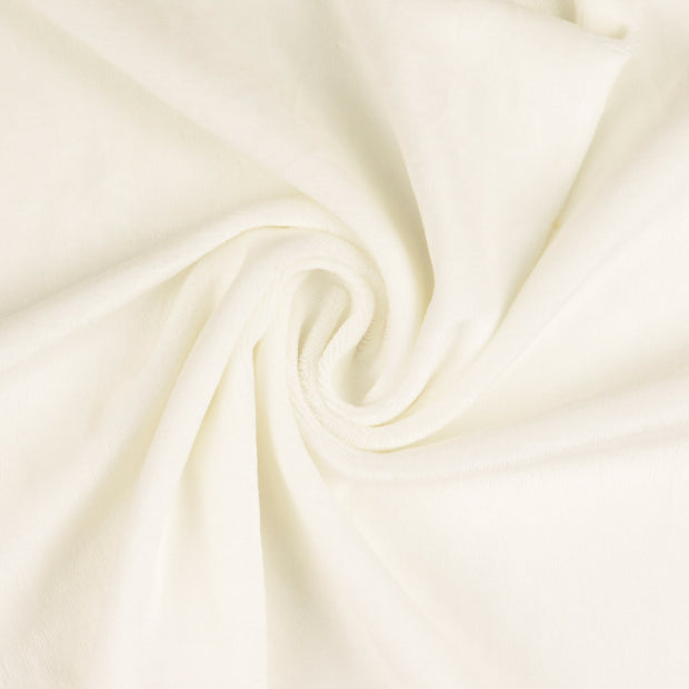 Nicky velours tissu Blanc cassé 