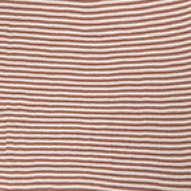 Cotton Jersey Yarn Dyed fabric Redwood soft 