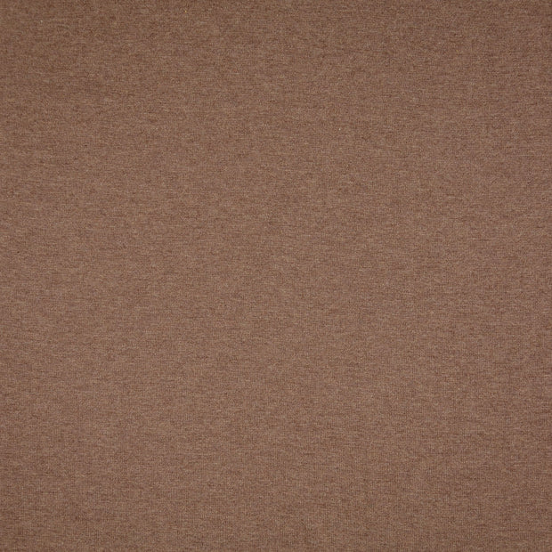 Heavy Knit fabrik Melange Braun