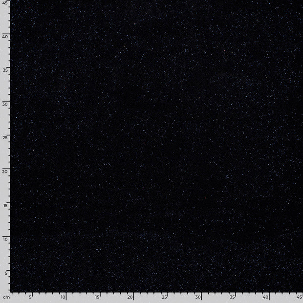 Jersey de Polyester tissu Unicolore Bleu Marine