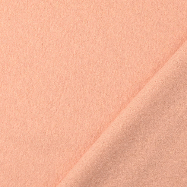Chiffon en laine tissu saumon 