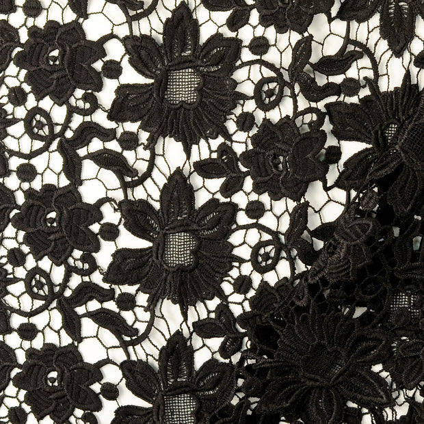 lace fabric black 