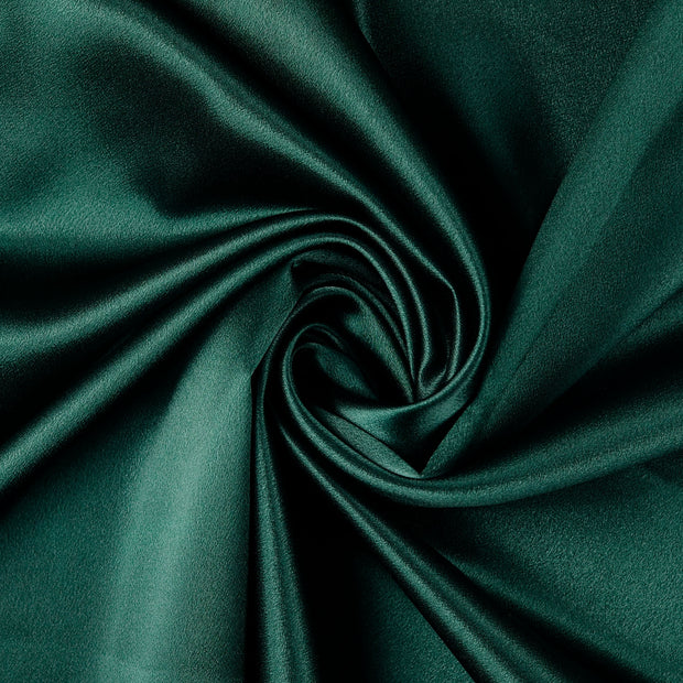 Satin Velvet fabric Dark Green 
