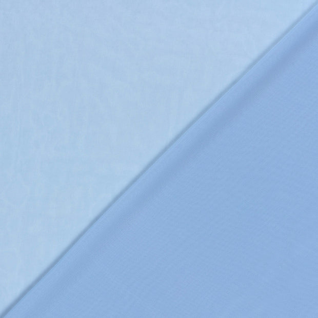 Chiffon fabrik Babyblau 
