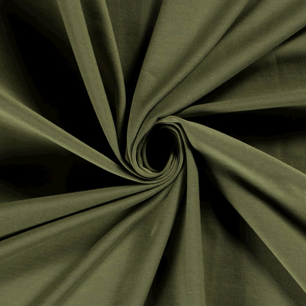 Jersey fabric Unicolour Forest Green