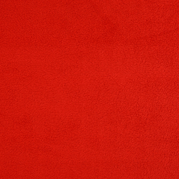 Polar Fleece fabrik rot weich 
