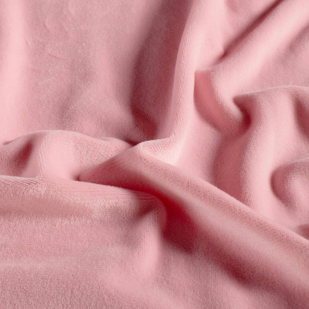Supersoft Velvet fabric Unicolour Pink