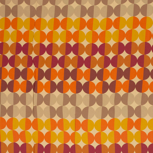 Viscose Satin fabrik Kamel seidenmatt 
