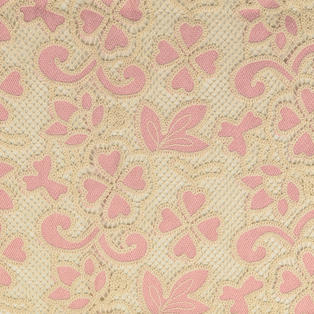 Spitze fabrik Blumen Rosa