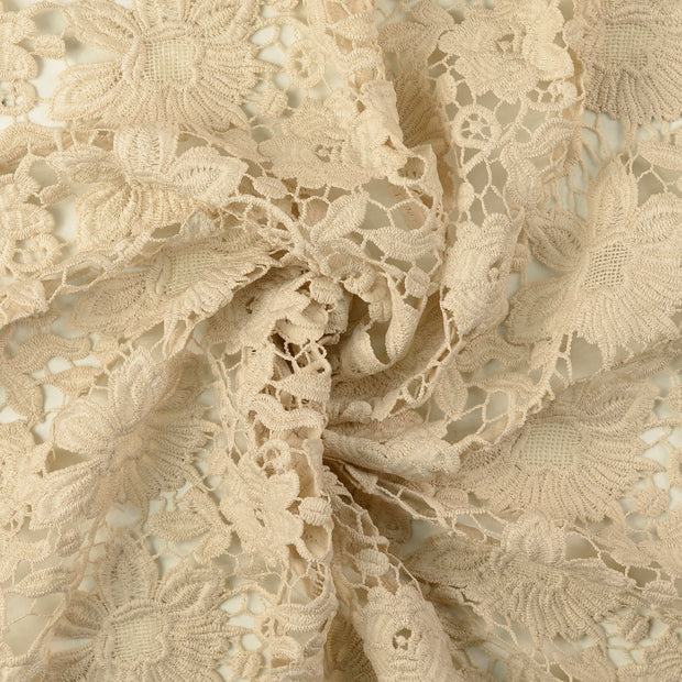 lace fabric beige 